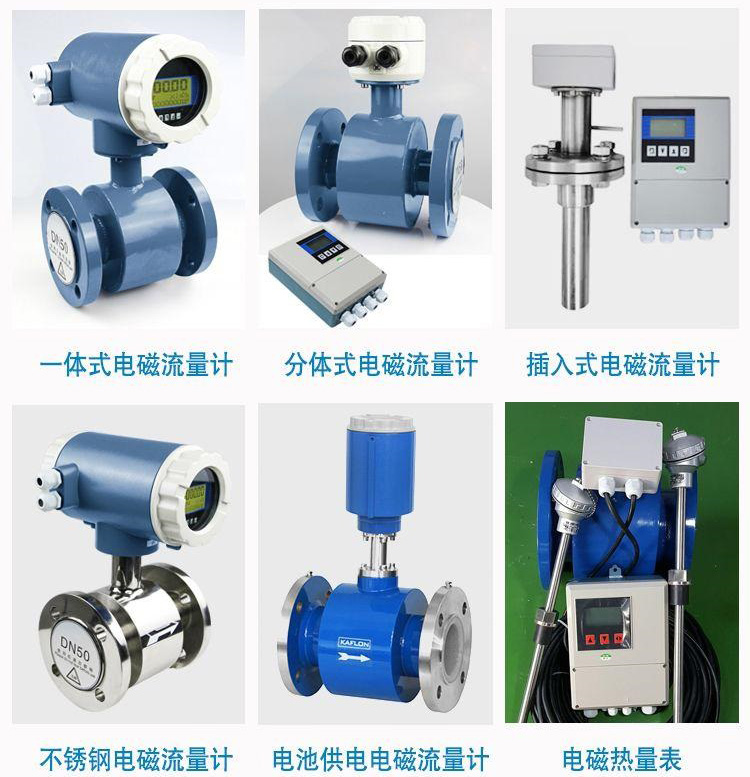 衛生型液體流量計產品分類圖