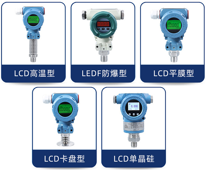 電容式壓力變送器產品分類圖