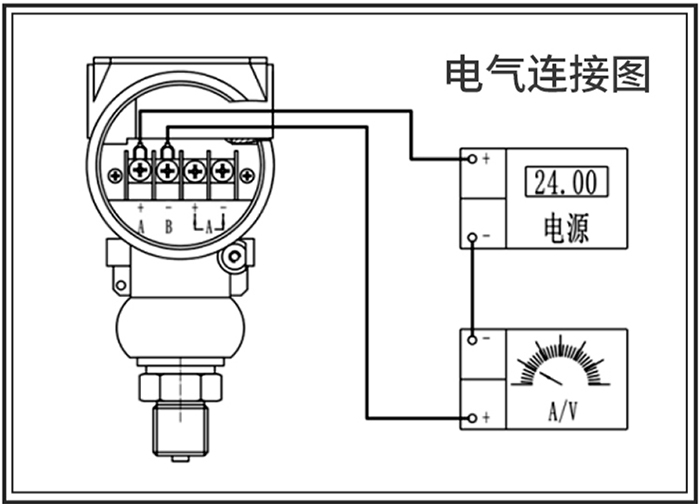 煙氣壓力變送器接線圖