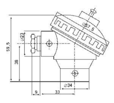 wrnk熱電偶小接線盒示意圖