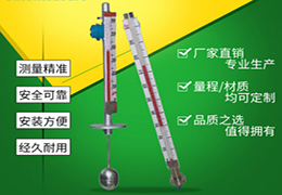 頂裝磁性翻板液位計